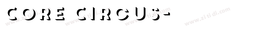 Core Circus字体转换